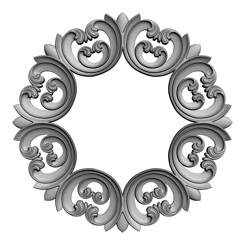 картинка Рама резная D14-549 3D-STL.COM