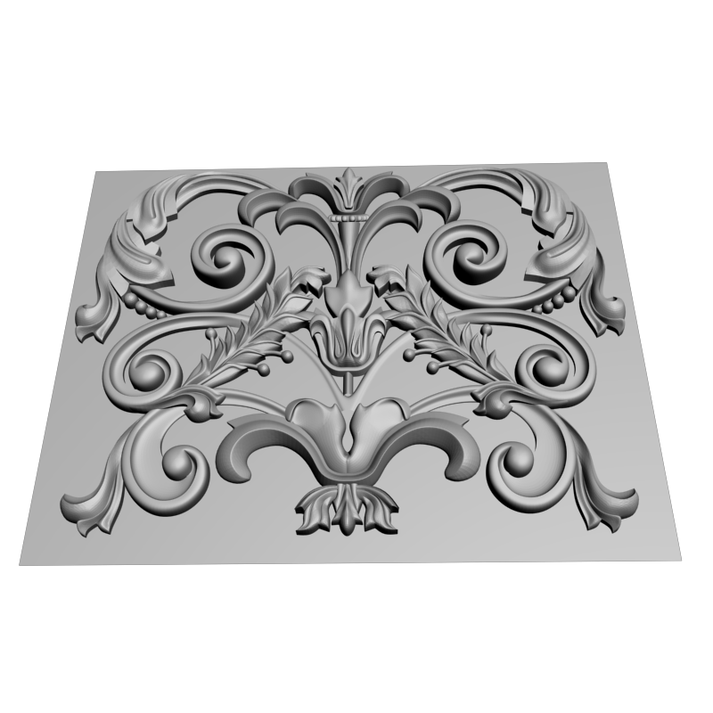 картинка Элемент декора D10-525 3D-STL.COM