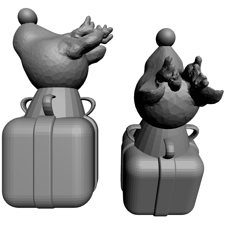 картинка Набор шахмат. Рождественские PI3-103 3D-STL.COM