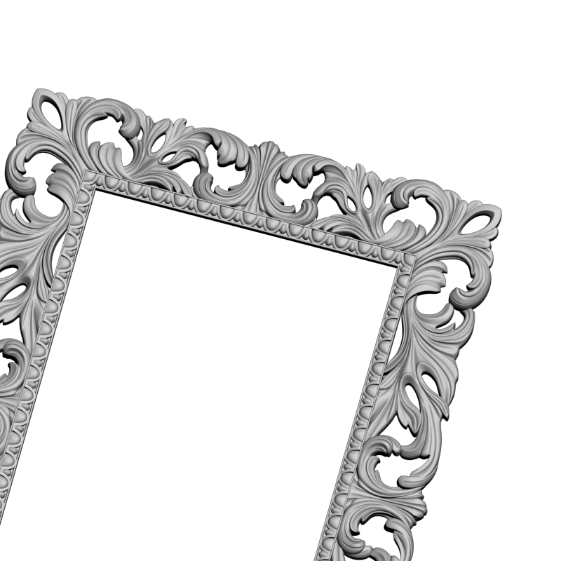 картинка Рама резная D14-509 3D-STL.COM