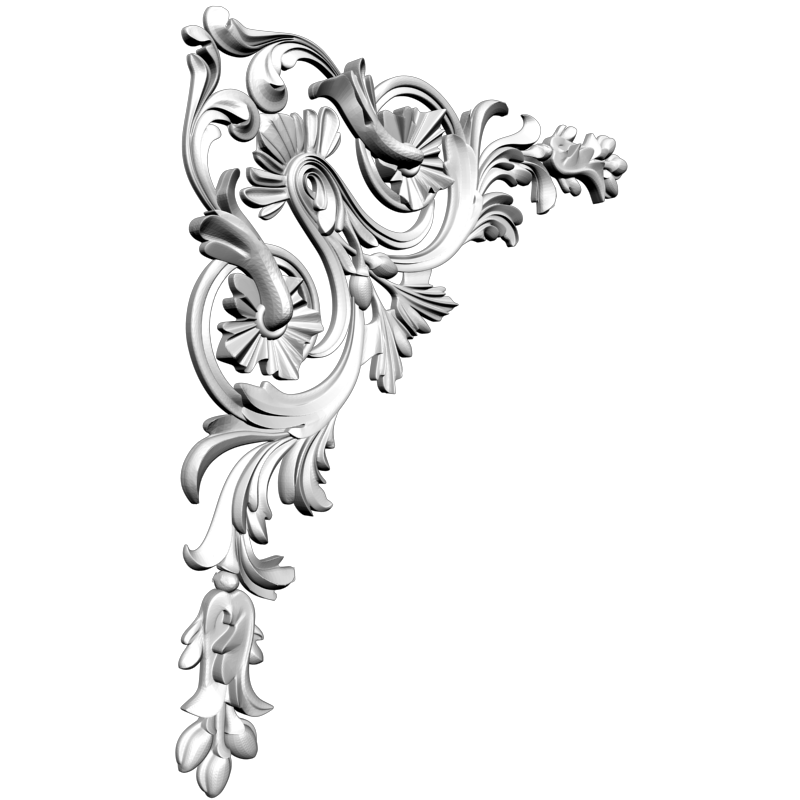 картинка Угловой элемент D19-051 3D-STL.COM