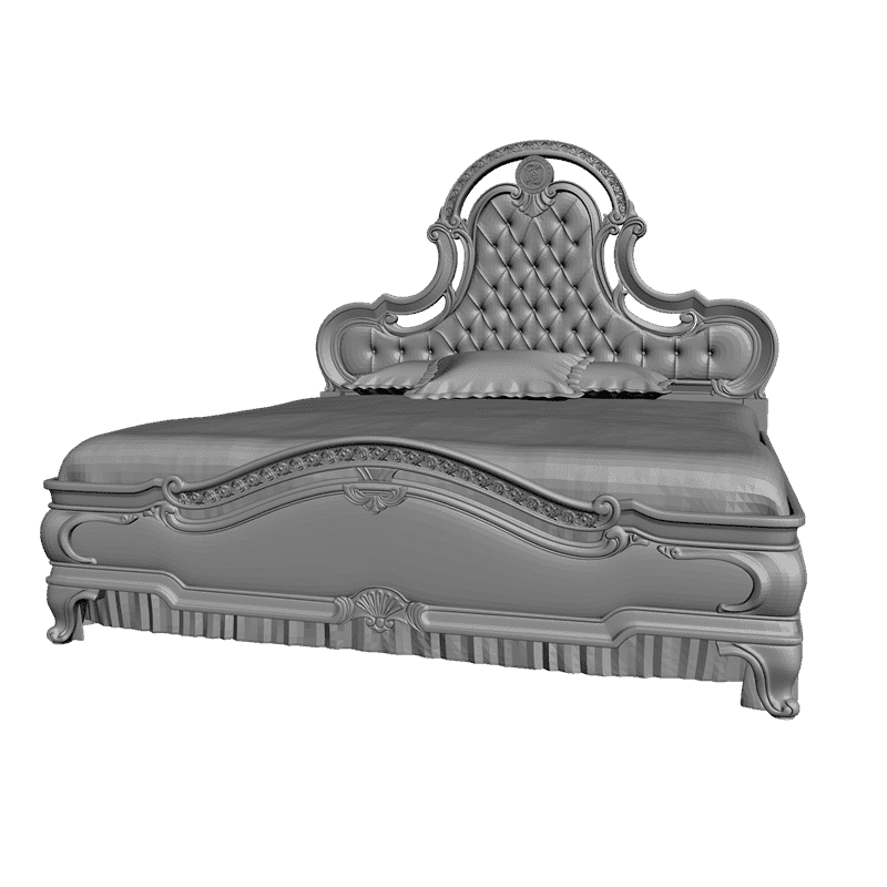 картинка Кровать M4-036 3D-STL.COM