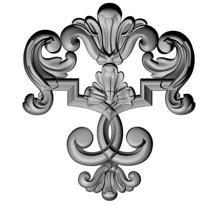 картинка Элемент декора D10-478 3D-STL.COM