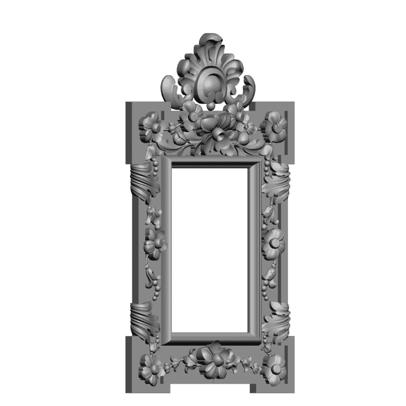 картинка Рама под зеркало D14-366 3D-STL.COM