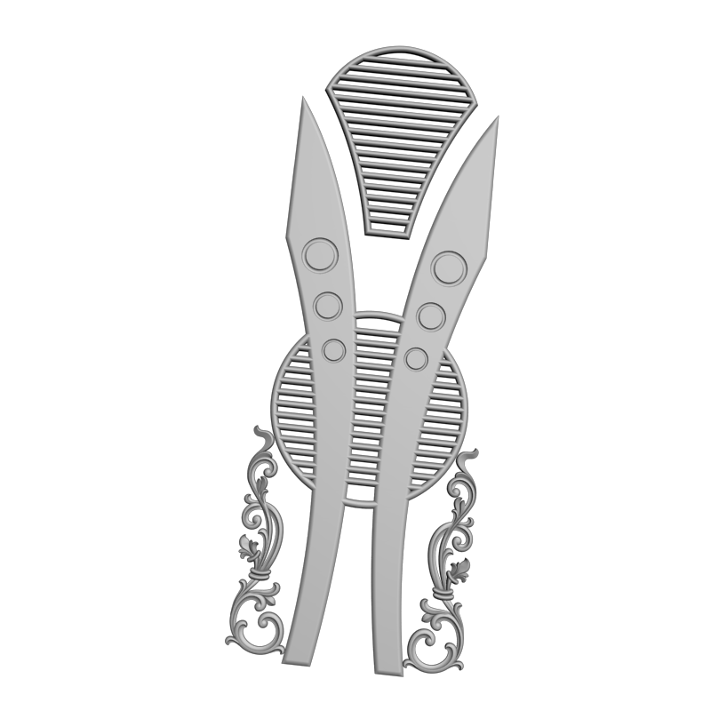 картинка Накладка на двери H3-144 3D-STL.COM