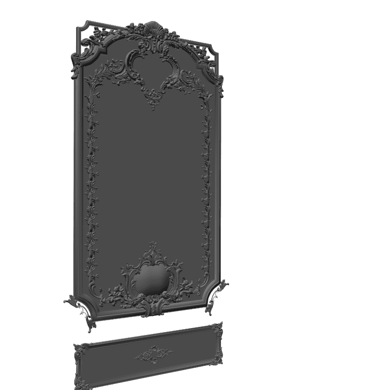 картинка Рама под зеркало D14-354 3D-STL.COM