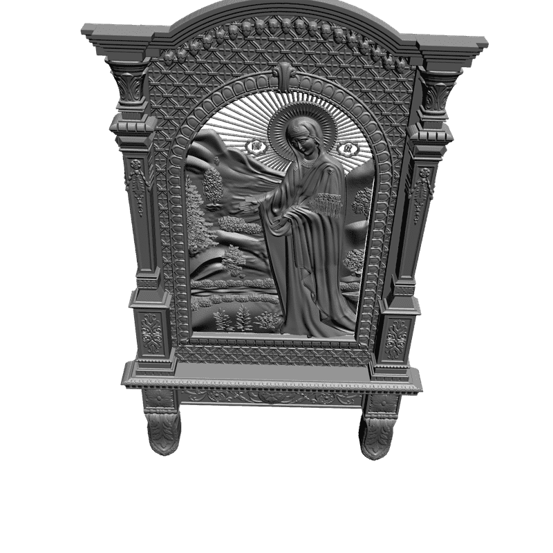 картинка Пюхтицкая Божья Матерь V3-120 3D-STL.COM