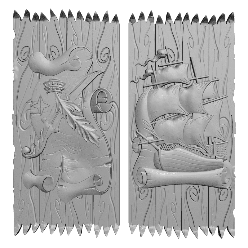 картинка Кораблик PI2-004 3D-STL.COM