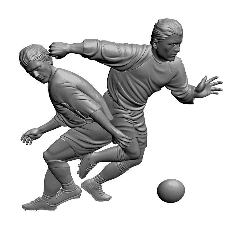 картинка Футболисты L1-057 3D-STL.COM
