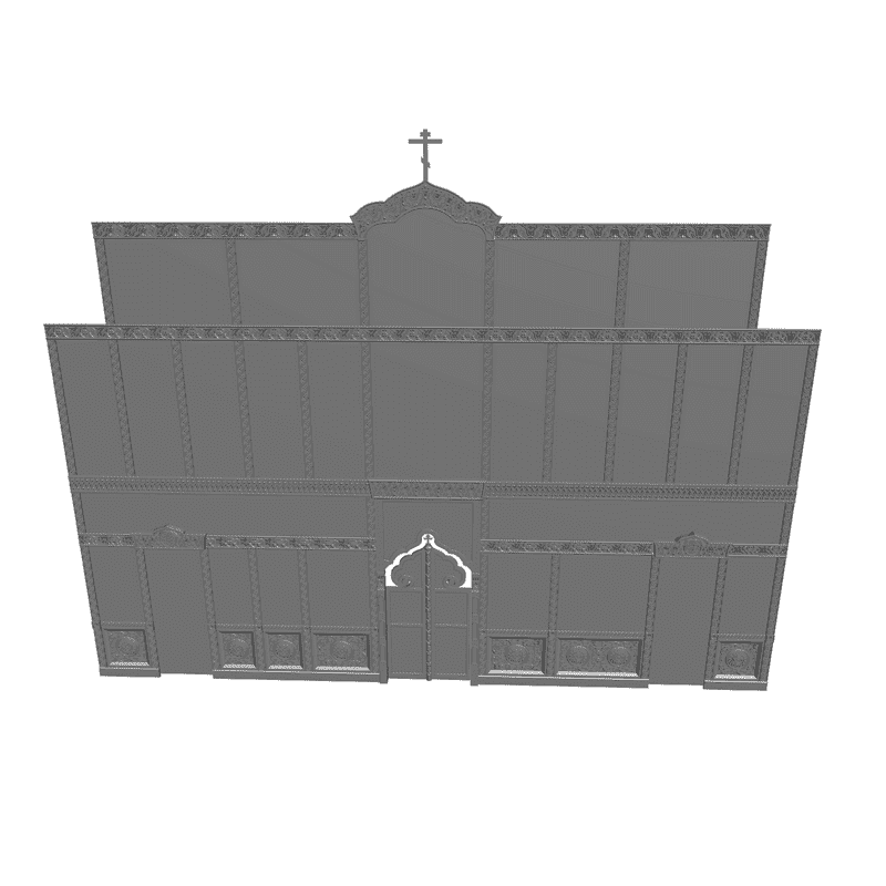 картинка Иконостас V2-005 3D-STL.COM