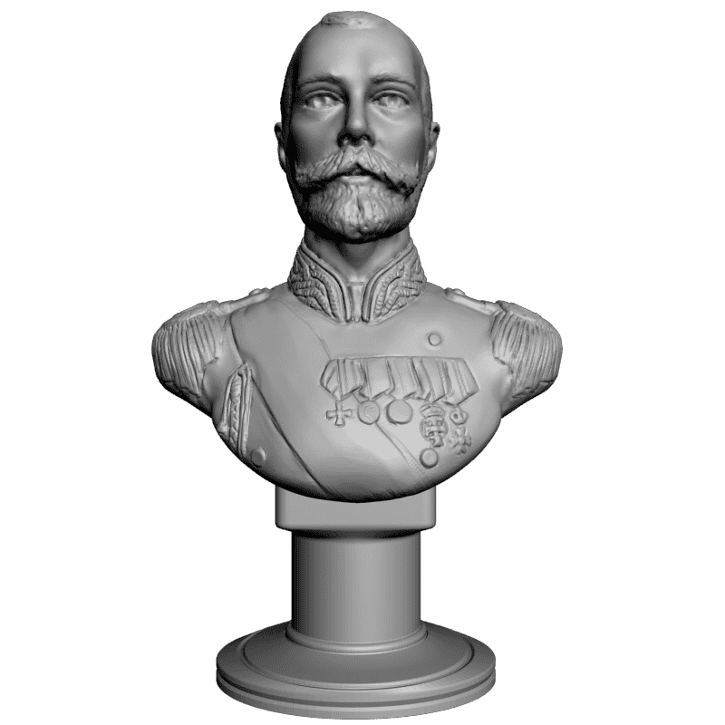 картинка Николай Второй L2-059 3D-STL.COM