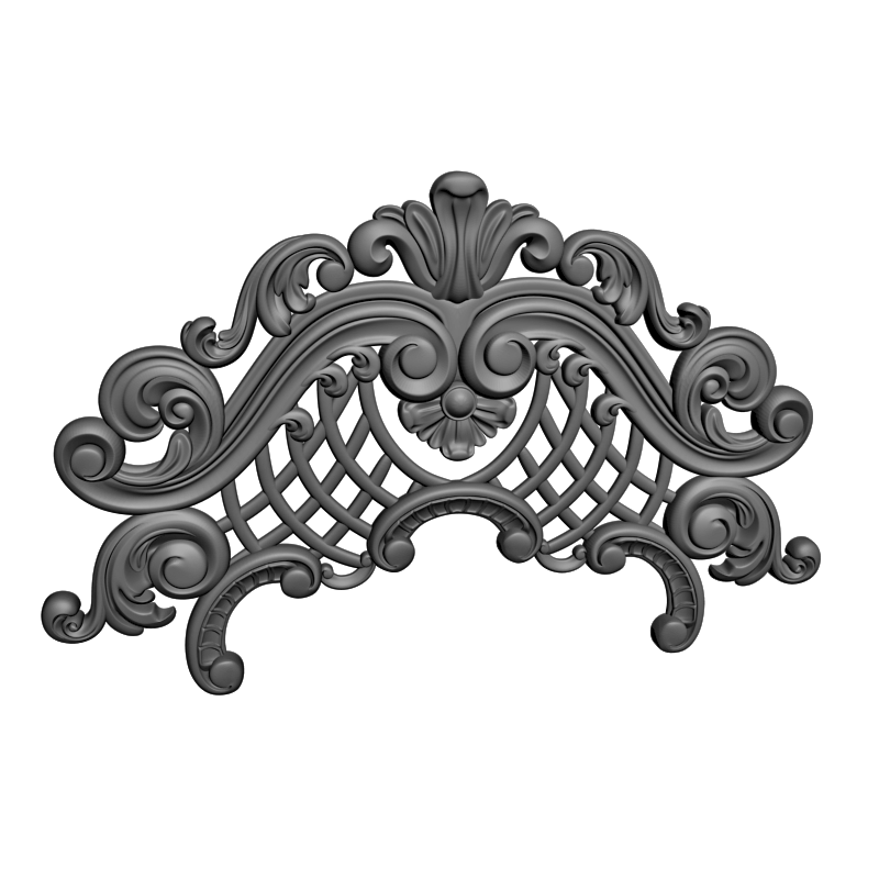 картинка Накладка декоративная рамная D10-400 3D-STL.COM