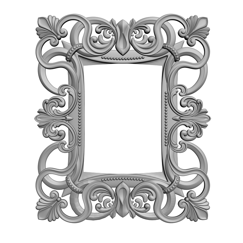 картинка Рама резная D14-516 3D-STL.COM