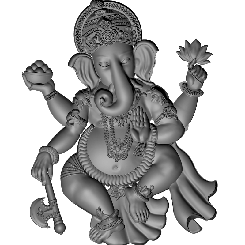 картинка Индийская тематика Ганеша V9-140 3D-STL.COM