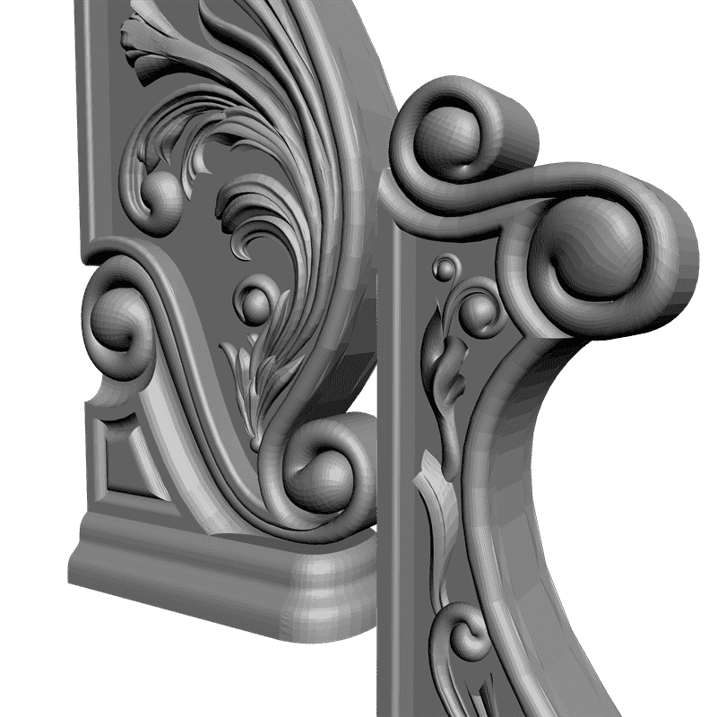 картинка Столб D17-020 3D-STL.COM