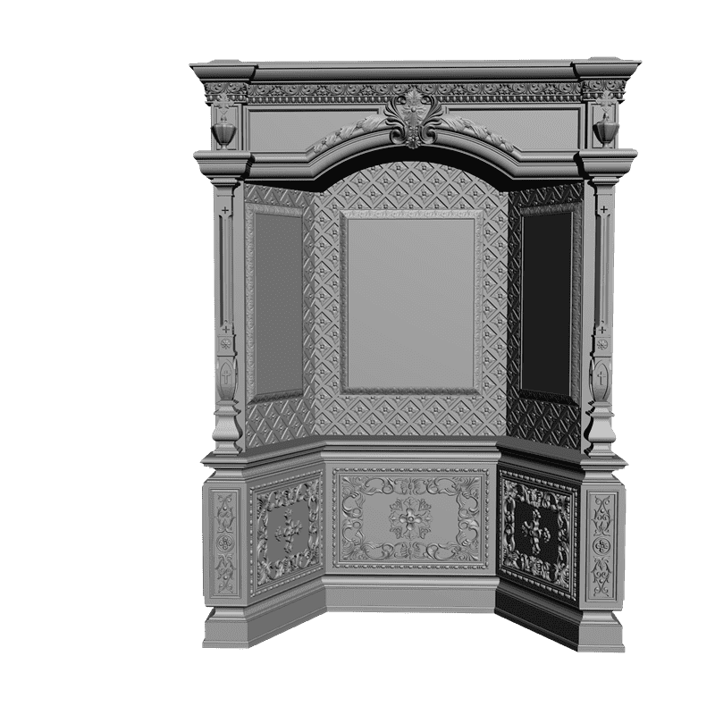 картинка Киот V4-010 3D-STL.COM