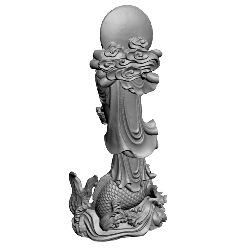 картинка Авалокитешвара Будда (с рыбой) V9-081 3D-STL.COM