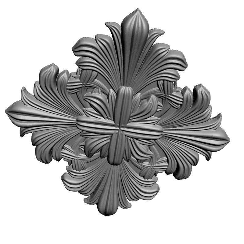 картинка Розетка резная D16-066 3D-STL.COM