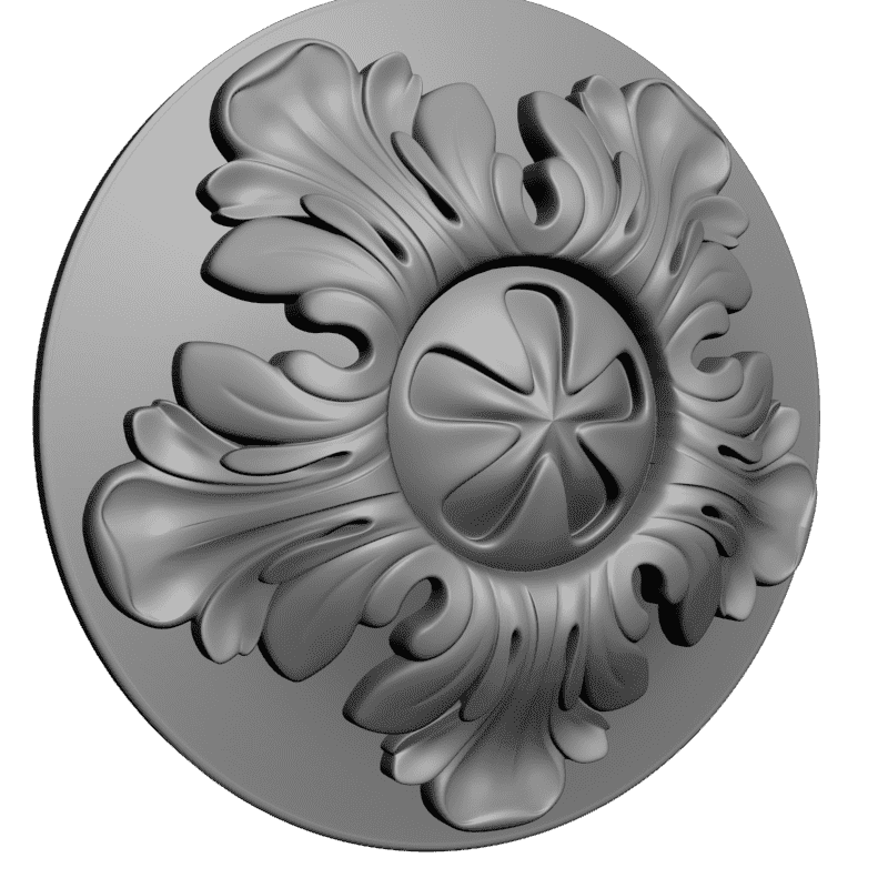 картинка Розетка декоративная D16-262 3D-STL.COM