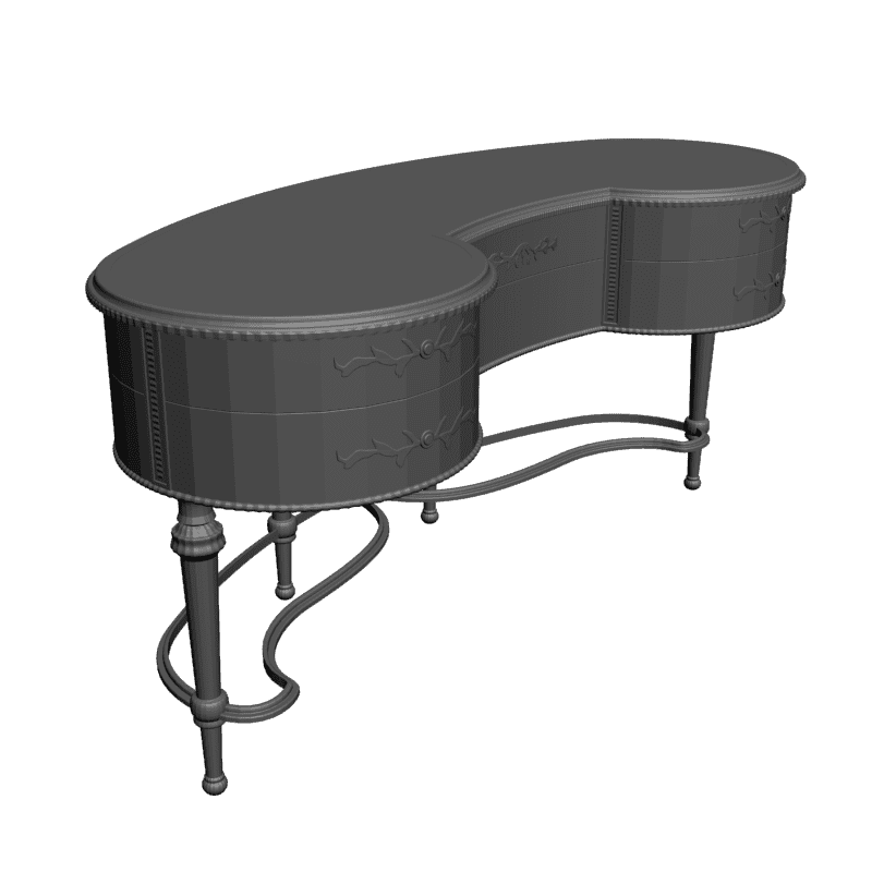 картинка Стол рецепшен M8-074 3D-STL.COM