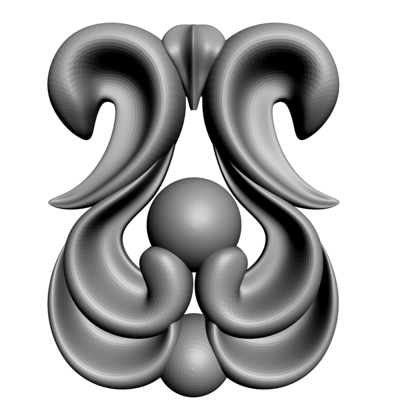 картинка D10-340 Накладка 3D-STL.COM