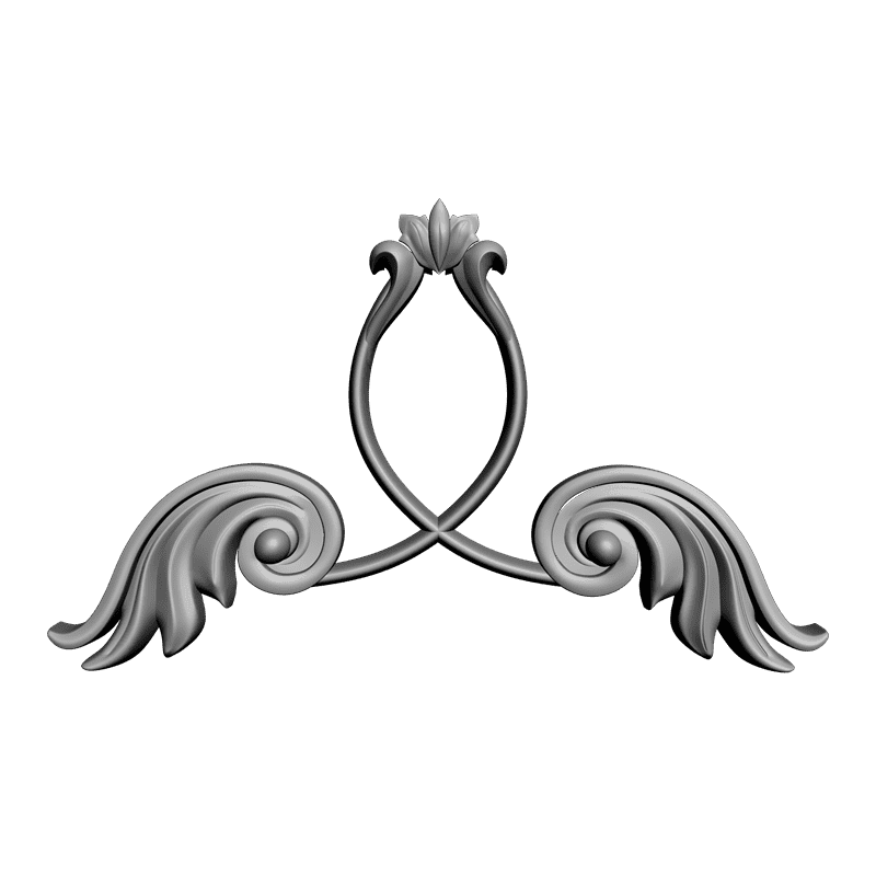 картинка Накладка резная D10-028 3D-STL.COM