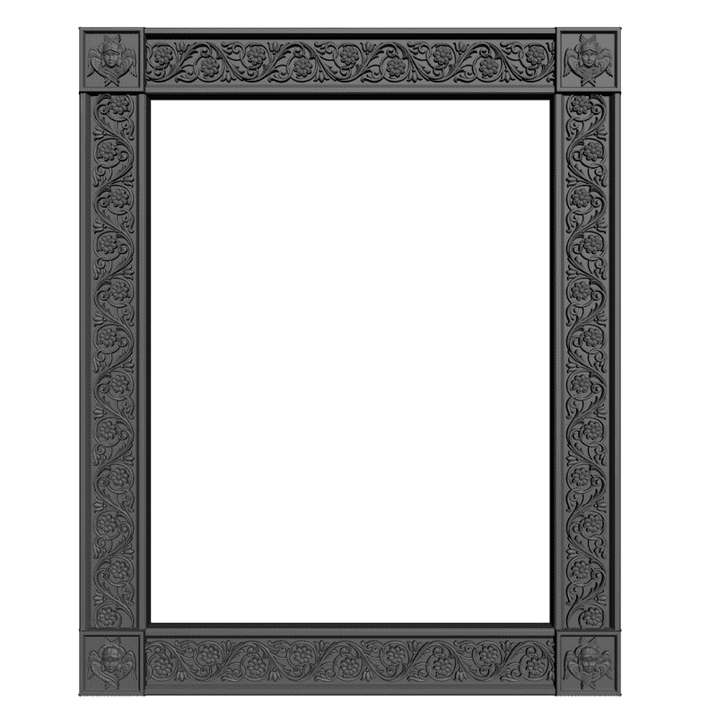картинка Рамка резная D14-008 3D-STL.COM