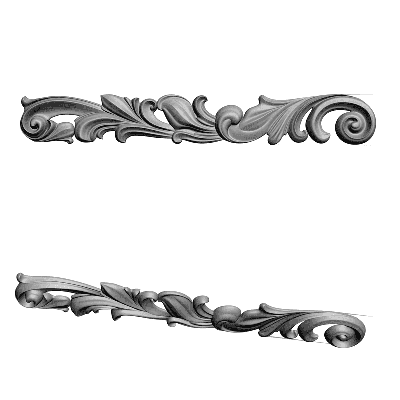 картинка Накладка резная D10-004 3D-STL.COM