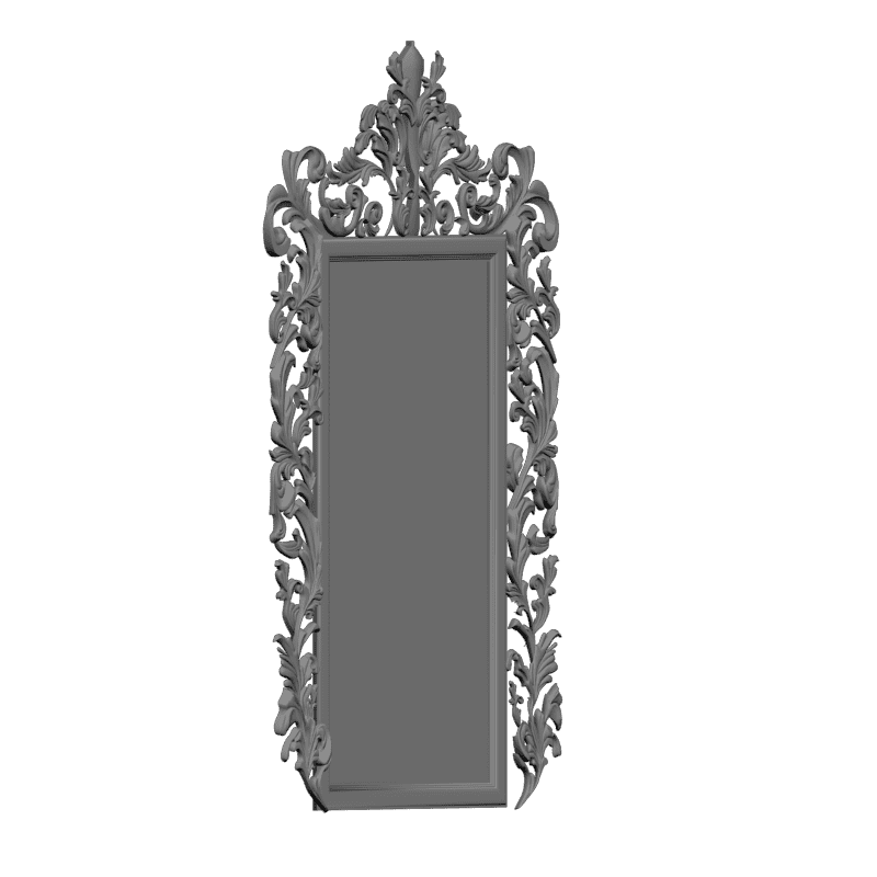 картинка Рамка под зеркало D14-341 3D-STL.COM
