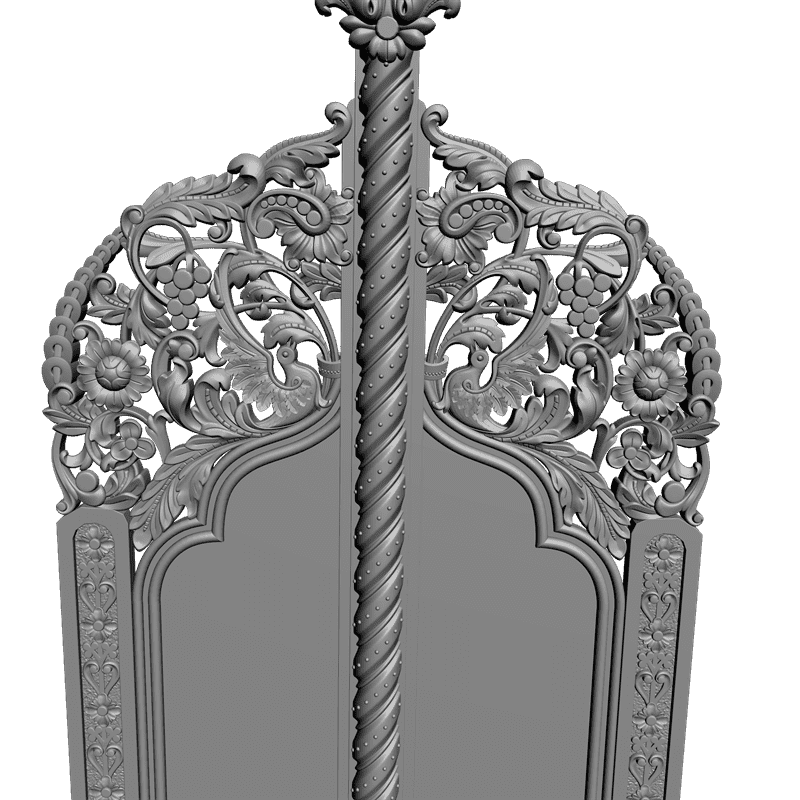 картинка Дверь резная H3-017 3D-STL.COM
