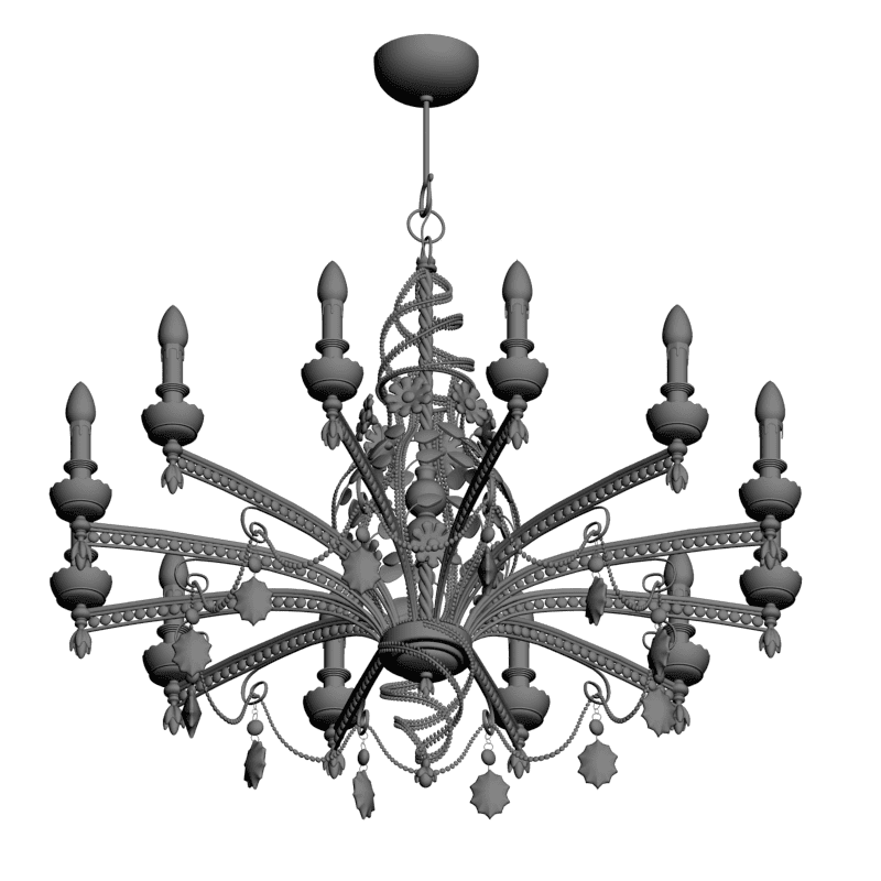 картинка Люстра H6-018 3D-STL.COM