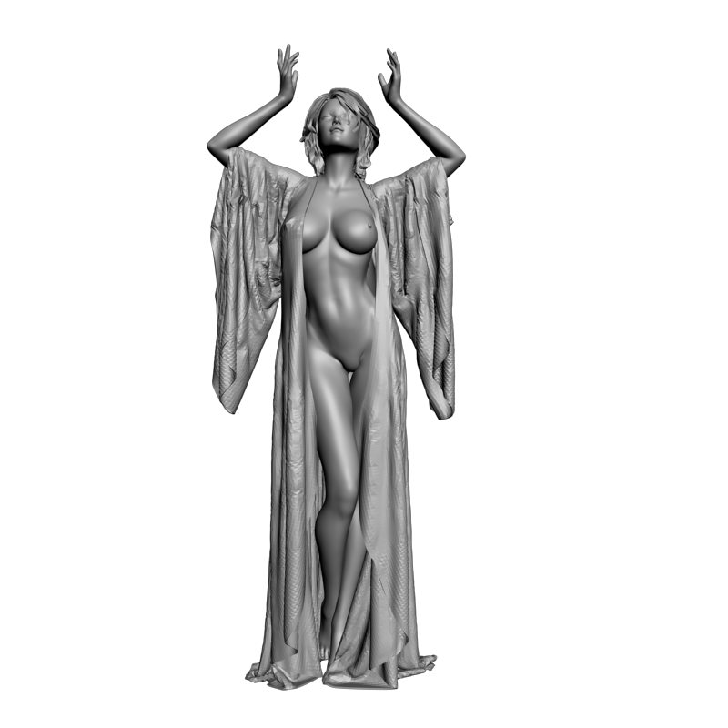 картинка Девочка-Ангел L3-408 3D-STL.COM