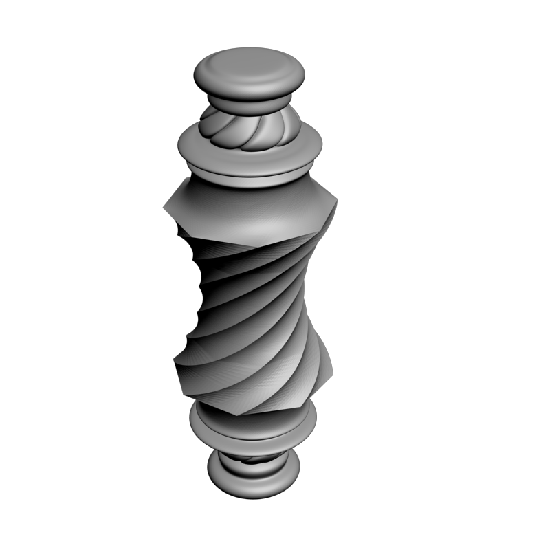 картинка Столб заходной D17-065 3D-STL.COM