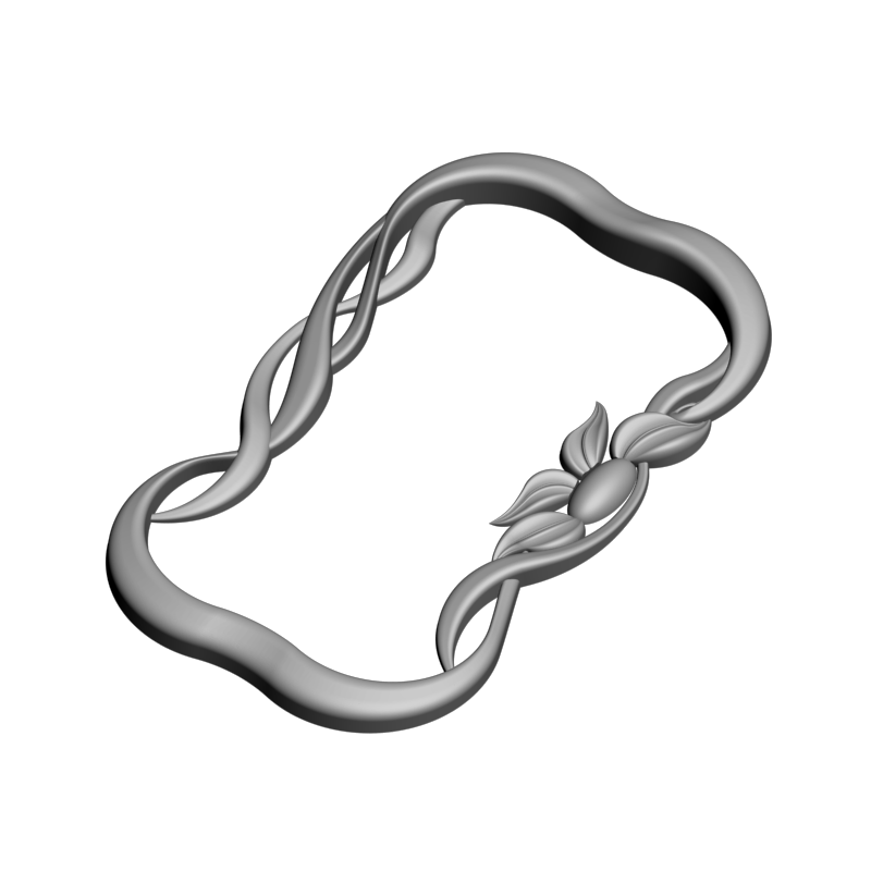 картинка Рамка резная D14-650 3D-STL.COM