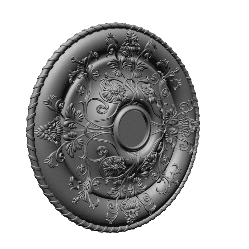 картинка Розетка декоративная D16-266 3D-STL.COM