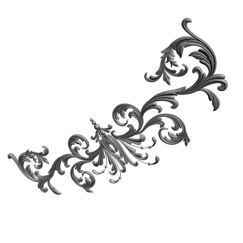 картинка Накладка резная D10-156 3D-STL.COM