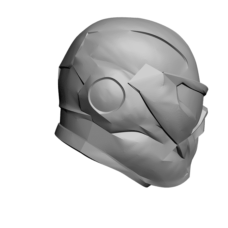 картинка Шлем crysis P4-155 3D-STL.COM