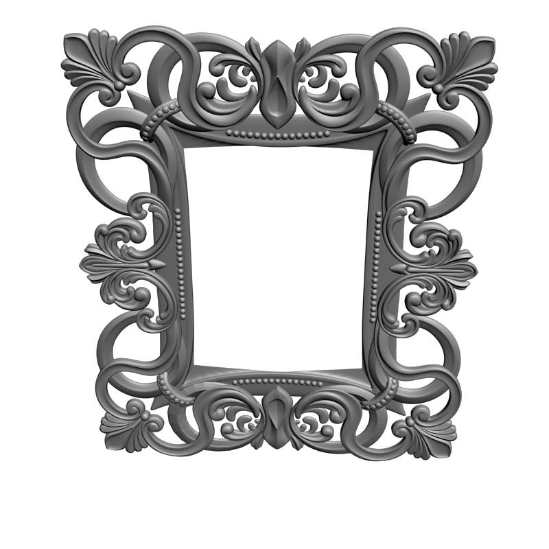 картинка Рама резная D14-516 3D-STL.COM