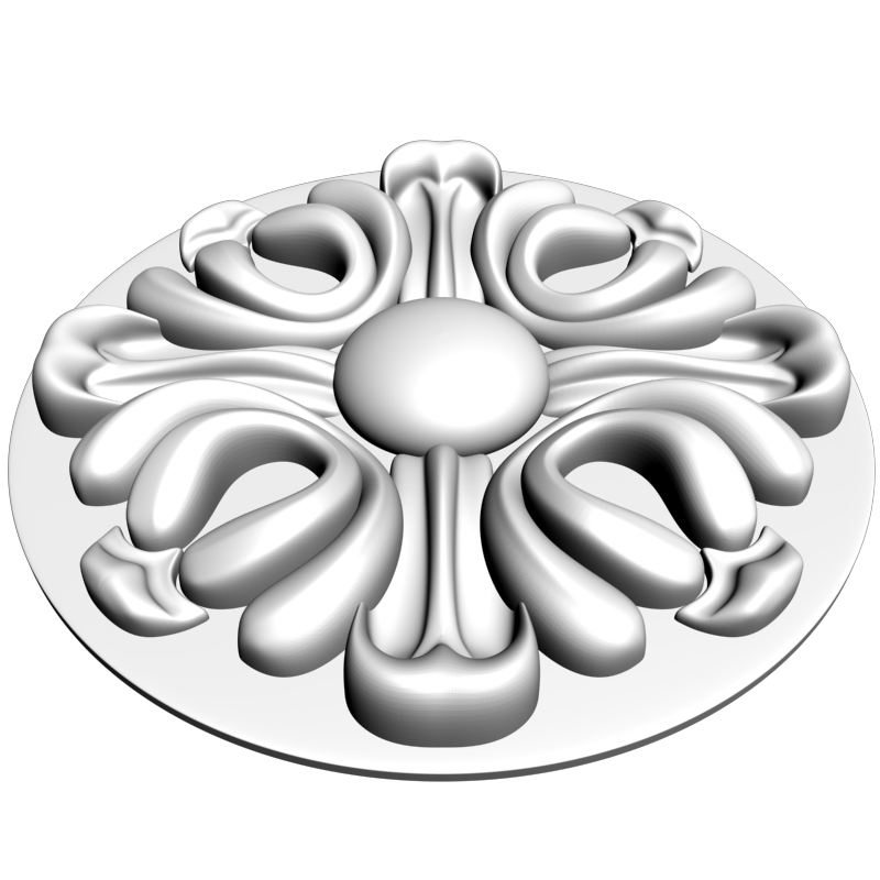 картинка Розетка резная D16-333 3D-STL.COM