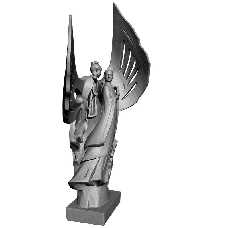 картинка Два ангела V1-051 3D-STL.COM