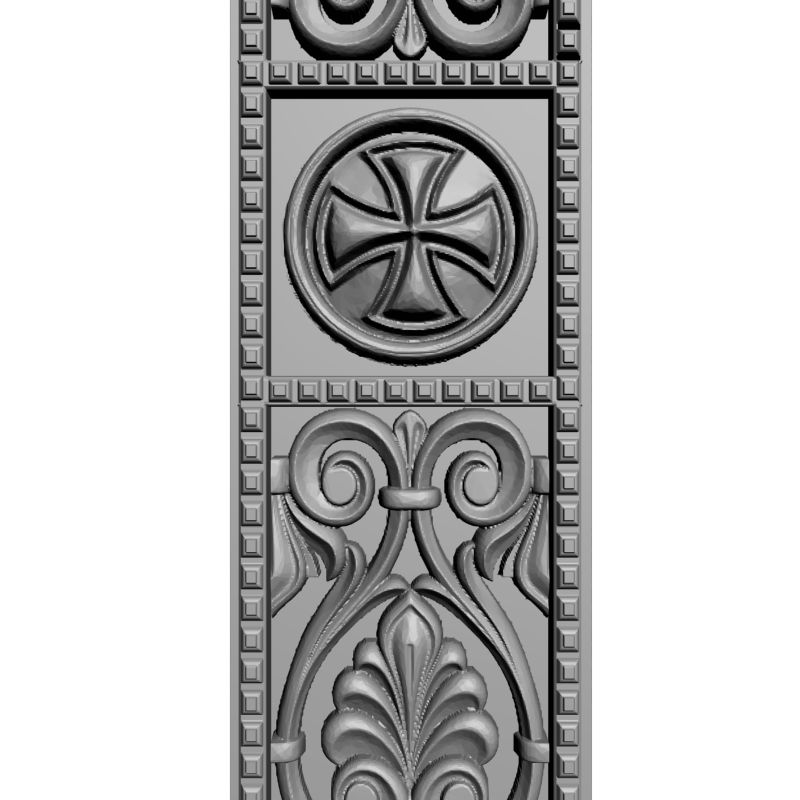картинка Накладка декоративная Лента D10-437 3D-STL.COM