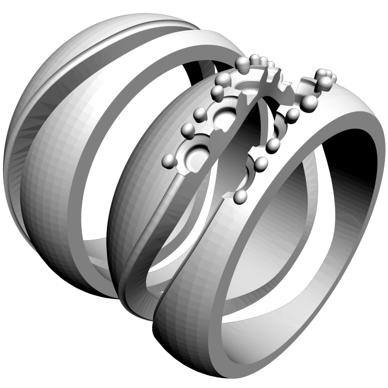 картинка Кольцо RY2-136 3D-STL.COM