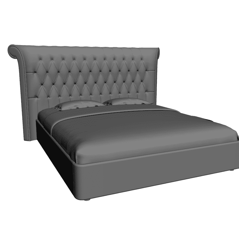 картинка Кровать Virginia 180x200 - Dream Land M4-089 3D-STL.COM