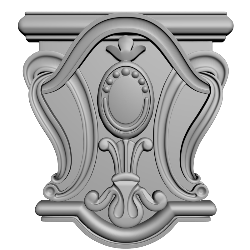 картинка Накладка декоративная D10-442 3D-STL.COM