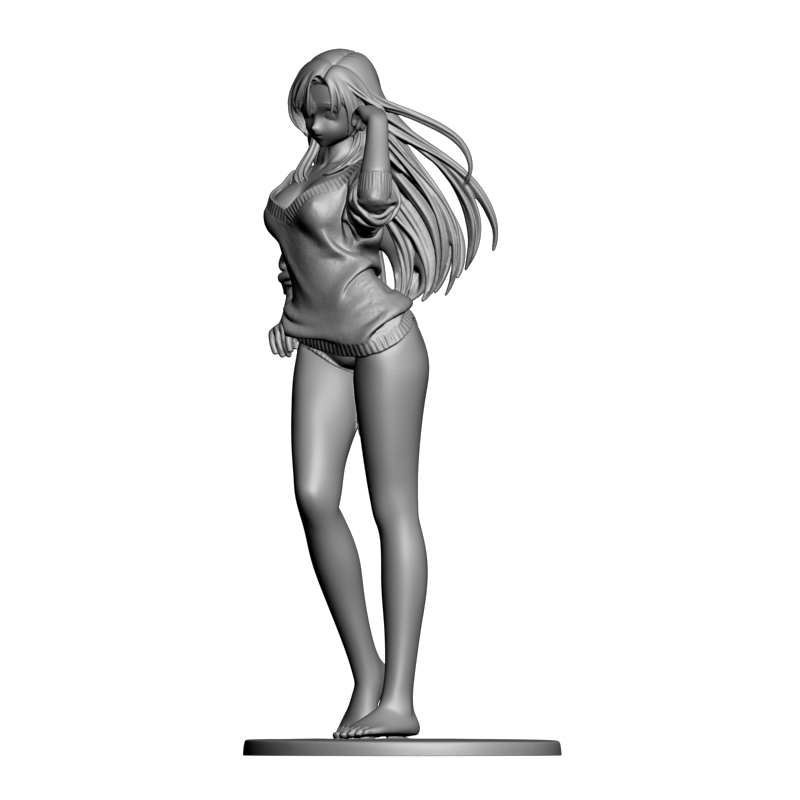 картинка Мизуки Казами аниме девочка L3-424 3D-STL.COM