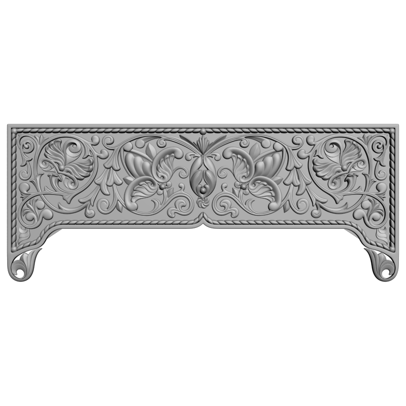 картинка Накладка резная D10-267 3D-STL.COM