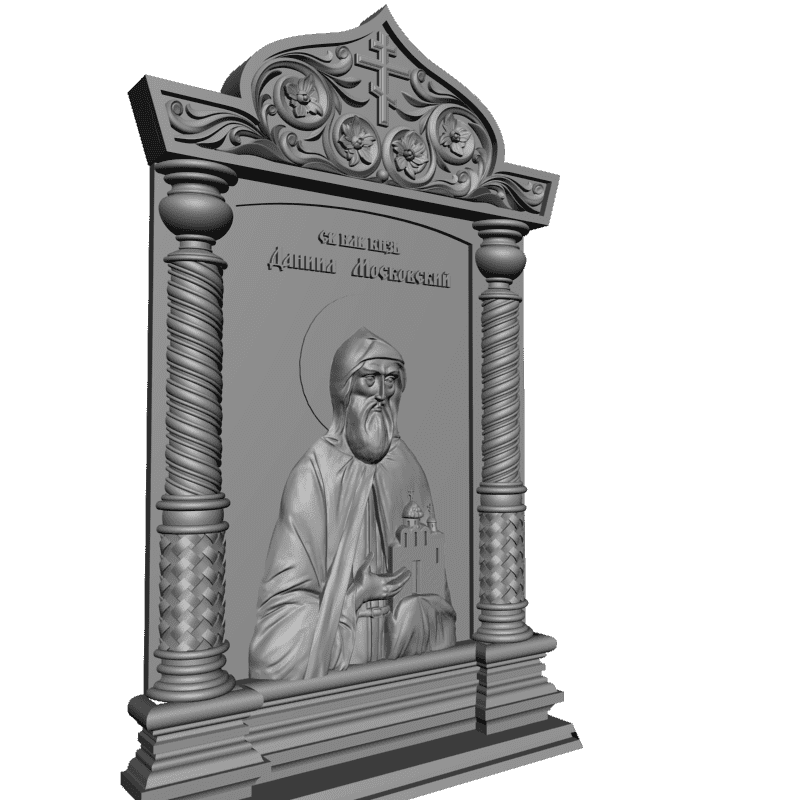 картинка Св. Князь Московский Даниил V3-304 3D-STL.COM