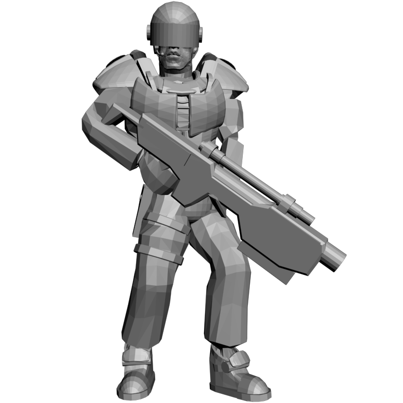 3d model soldier