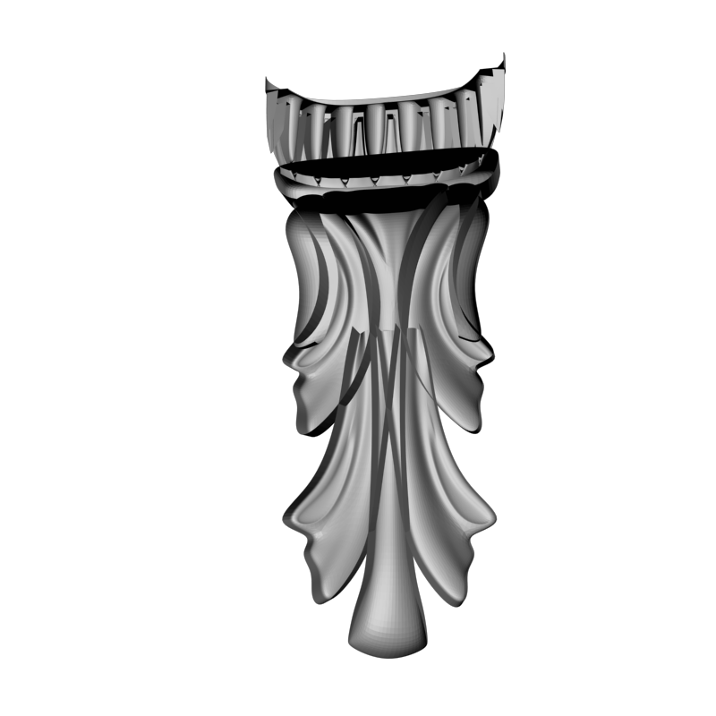 картинка Кронштейн резной D9-220 3D-STL.COM