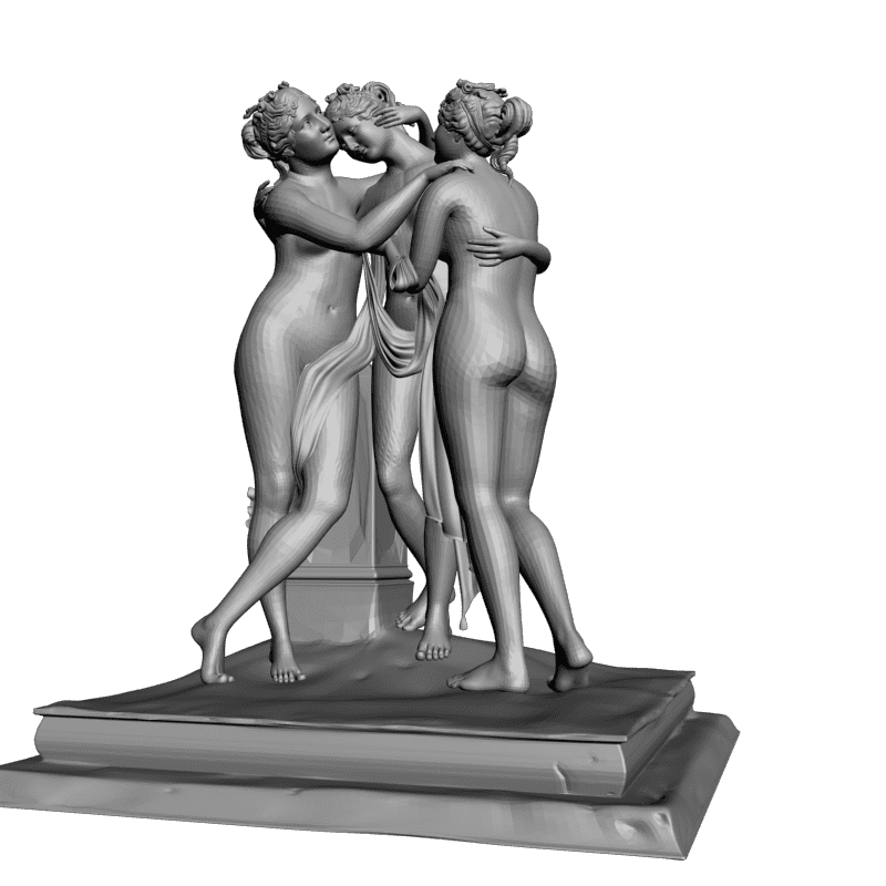 картинка Три девушки L3-119 3D-STL.COM